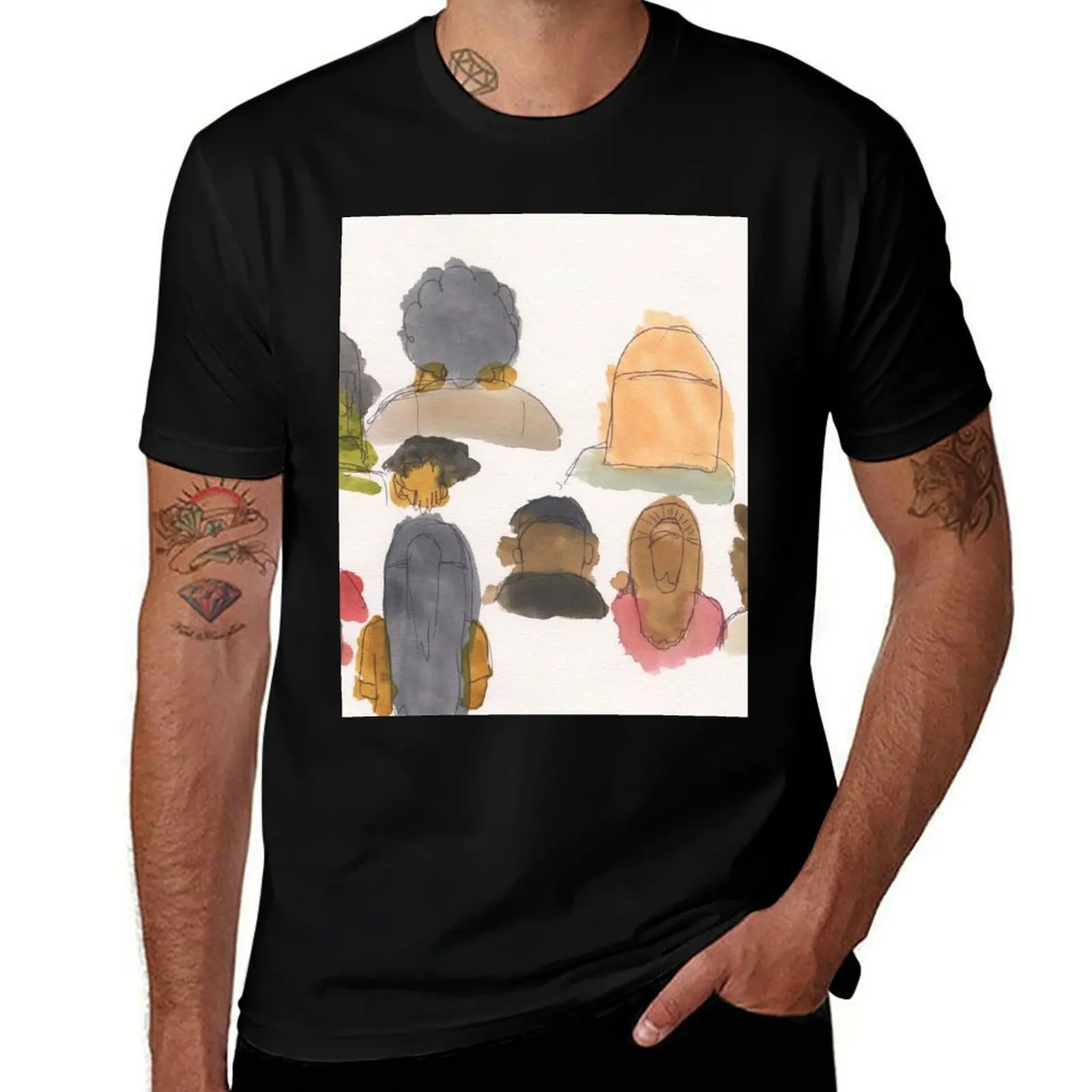 BackofHeads T-Shirt Sports Casual Breathable Tee Shirt T-Shirt
