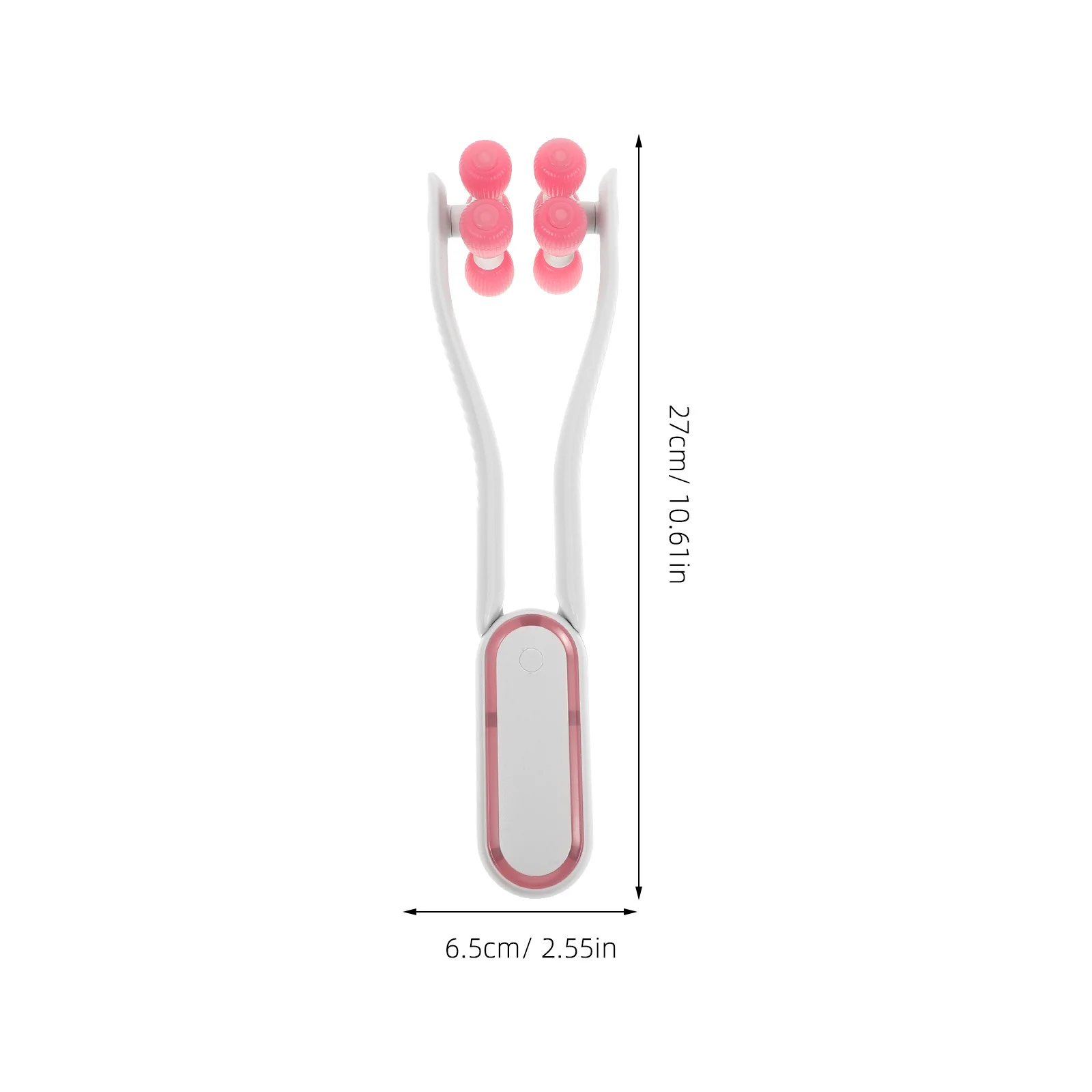 Flor massagem rolo de plástico manual v rosto puxar rolo apertado pescoço massageador facial feminino massageador massagem vara