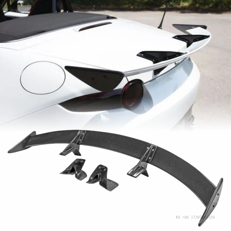 

Hot New Design Single Spoiler for MAZDA MX5 ND Miata GV Type Trunk GT Highway Rear Wing Carbon Fiber
