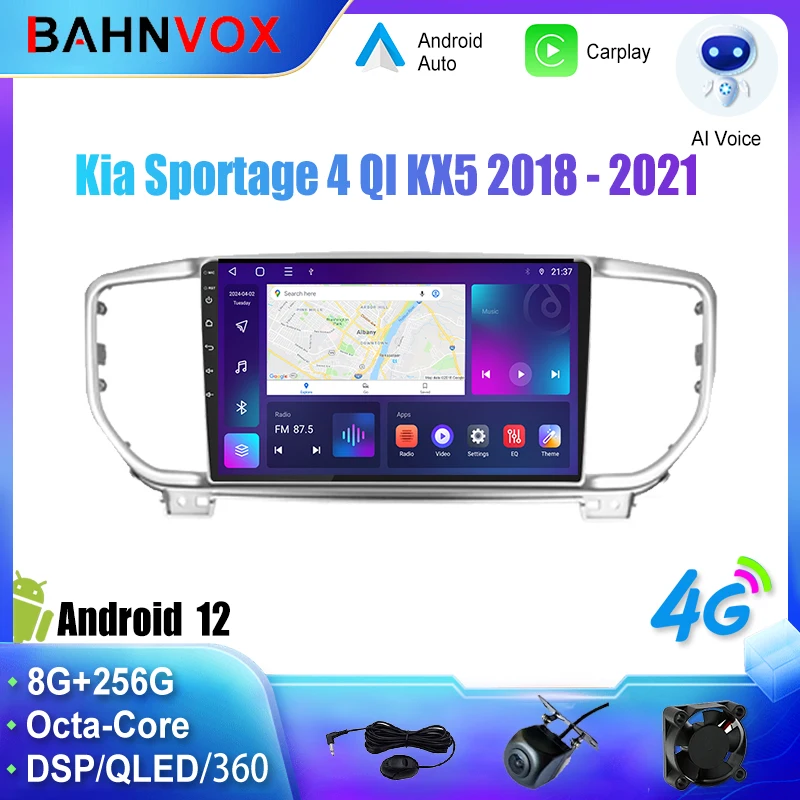 

Android Car Radio GPS Navigation Multimedia Video Player for Kia Sportage 4 QI KX5 2018 2021 Stereo Tape Recorder Screen =
