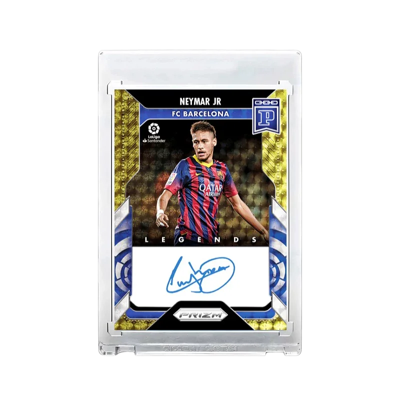 DIY Panini Football Autographed Cards World Cup Series Neymar Xavi Suarez Raul Cannavaro Homemade Collector's Cards