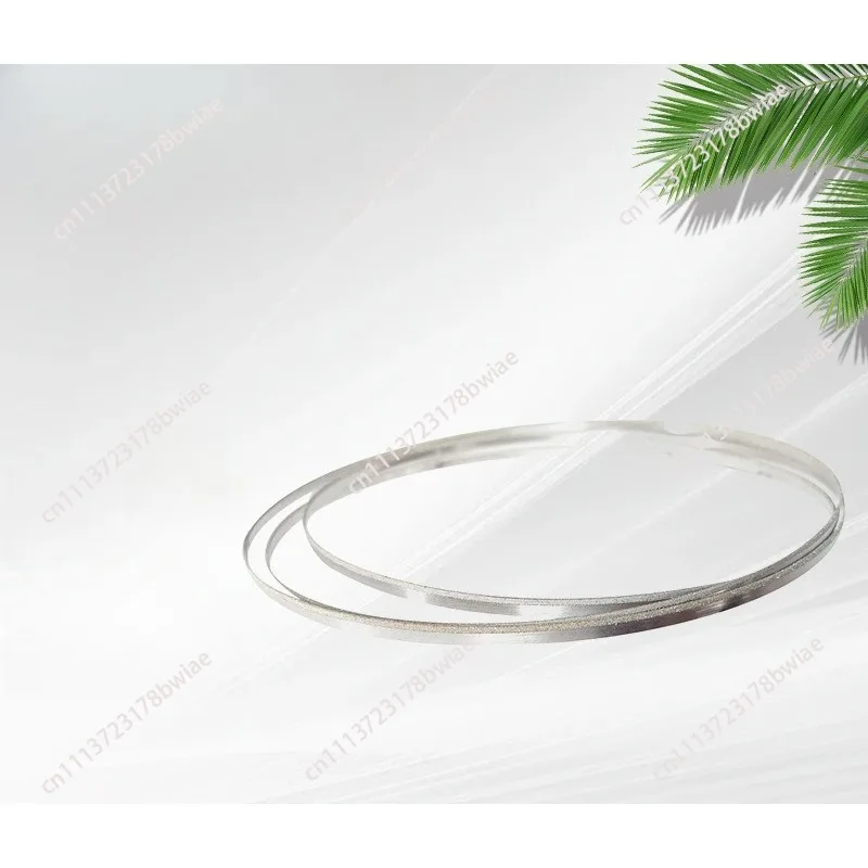 Md37718 stainless steel diamond band saw blade - loop, seamless, weld-free