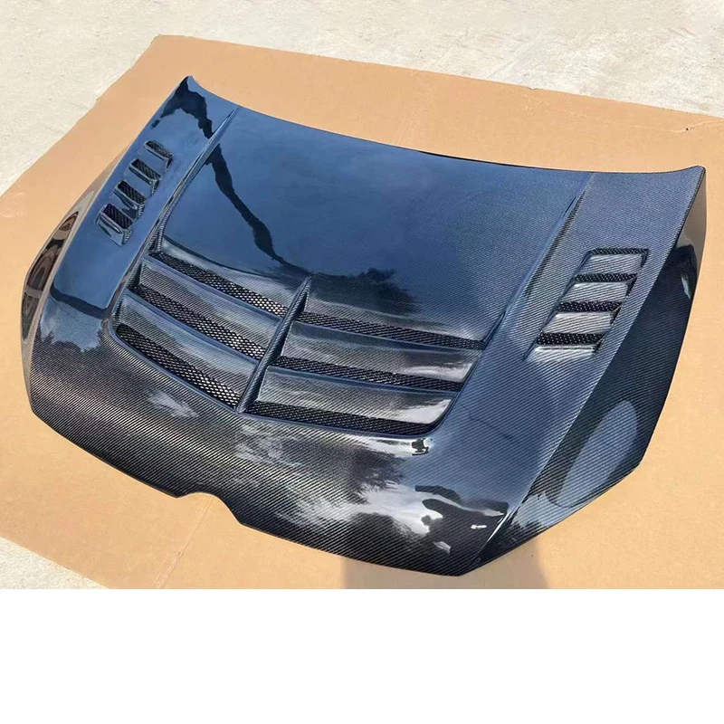 V Style Carbon Fiber Fibre Front Engine Hood Bonnet For VW Golf 7 7.5 MK7 volkswagen gti 2014-2020