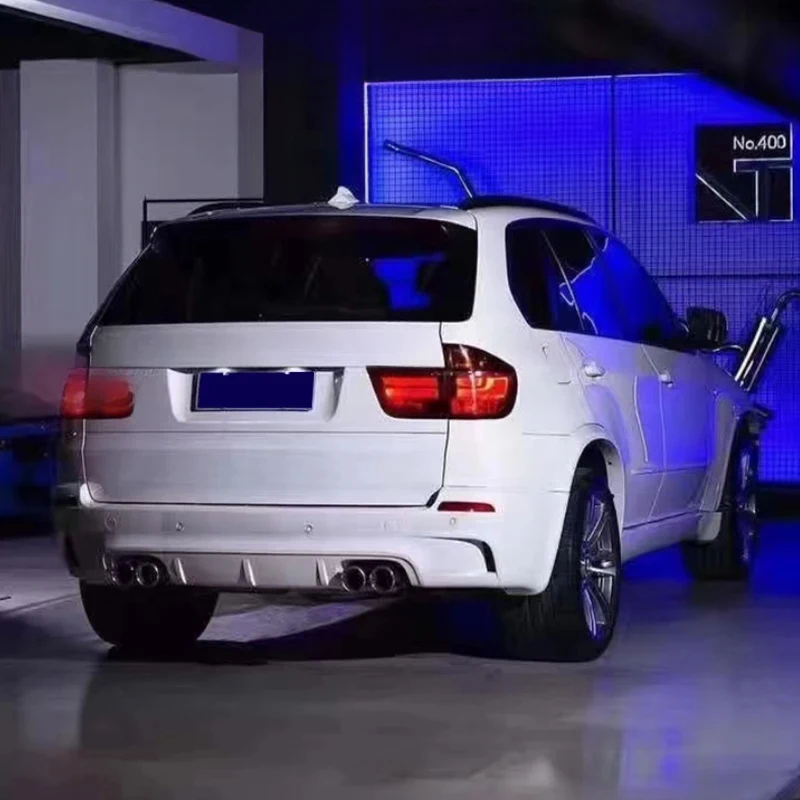 

5 Series 2007-2013 E70 Body Kit Upgrade Front & Rear Bumper with Fog Light Cut-Outs Front Engine Hood Retrofitted Like X