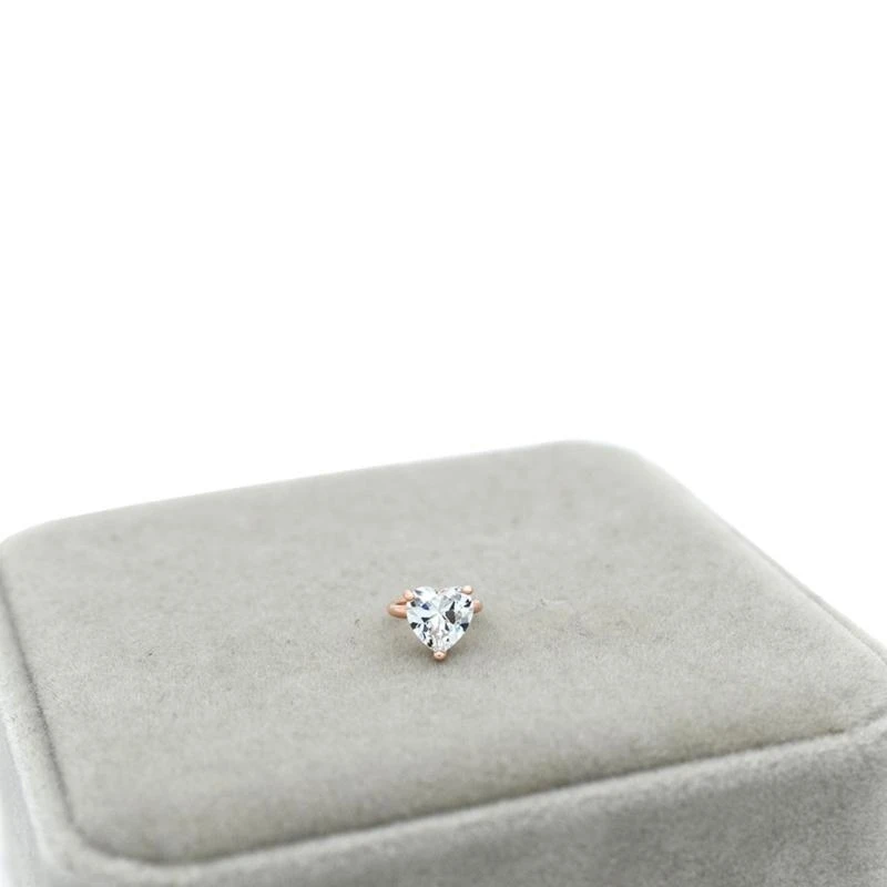  Newborn Photography Rings Studio Props For 0 to 3 Weeks Old Baby Photoshoots Heart-shaped Rhinestoned Rings 1Pc