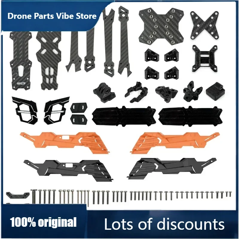 

Новая рама GEPRC GEP-Vapor-D O4 Pro для 5-6-дюймового дрона, карбоновое волокно, запчасти и аксессуары для радиоуправляемых FPV квадрокоптеров и вертолетов