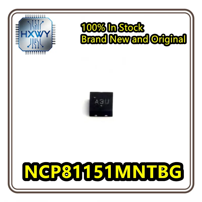 (20/100 pieces) NCP81151MNTBG NCP81151 Gate Driver IC Chip, Silkscreen A3 DFN-8, Brand New Original Stock, Electronic Device IC