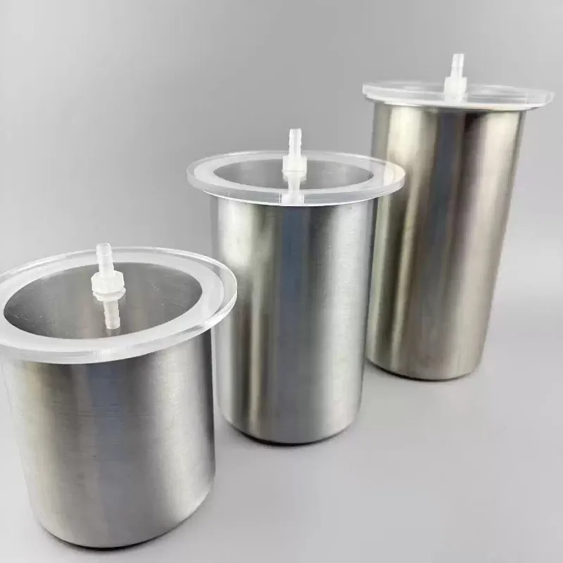 1pcs Electric Vacuum Pump Adjustable Flow Rate Stainless Steel Vacuum Defoaming Tank