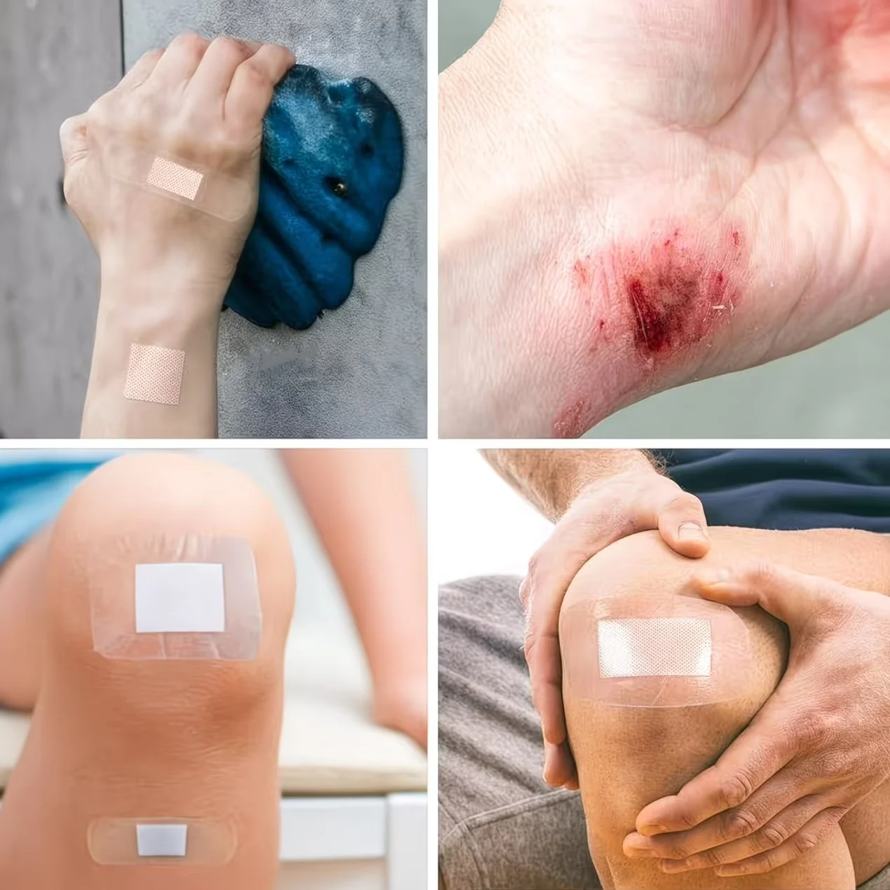 50/120pc Waterproof Band-Aid Transparent Adhesive Medical Strips Wound Band Aid Skin Patch for Swim Bath Wound Care First Aid