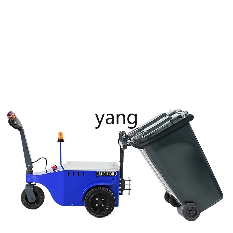 

LMM Trash Can Electric Traction Truck Factory Warehouse Trailer Trash Can
