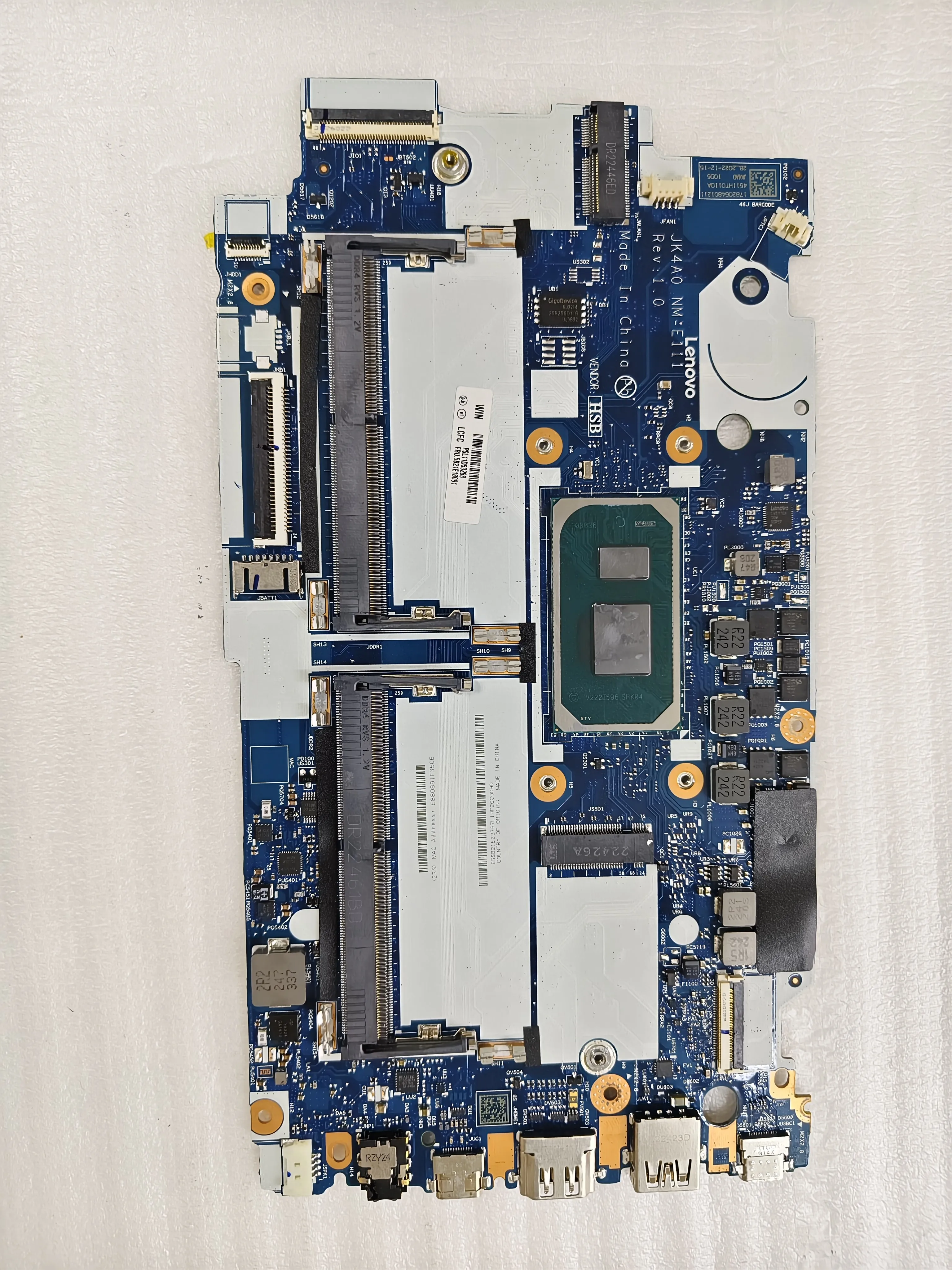 

Used NM-E111 for Lenovo K14 Laptop Motherboard CPU I5-1135G7 UMA 5B21E18081 100% Tested Work