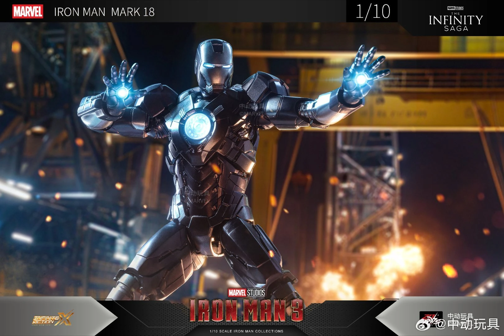 Original ZD Spielzeug Iron Man Tony Stark MK9 MK14 MK12 MK27 MK15 MK35 MK22 MK40 Hammerhead Action Figur Anime Sammeln Modell Geschenke – Detail 22