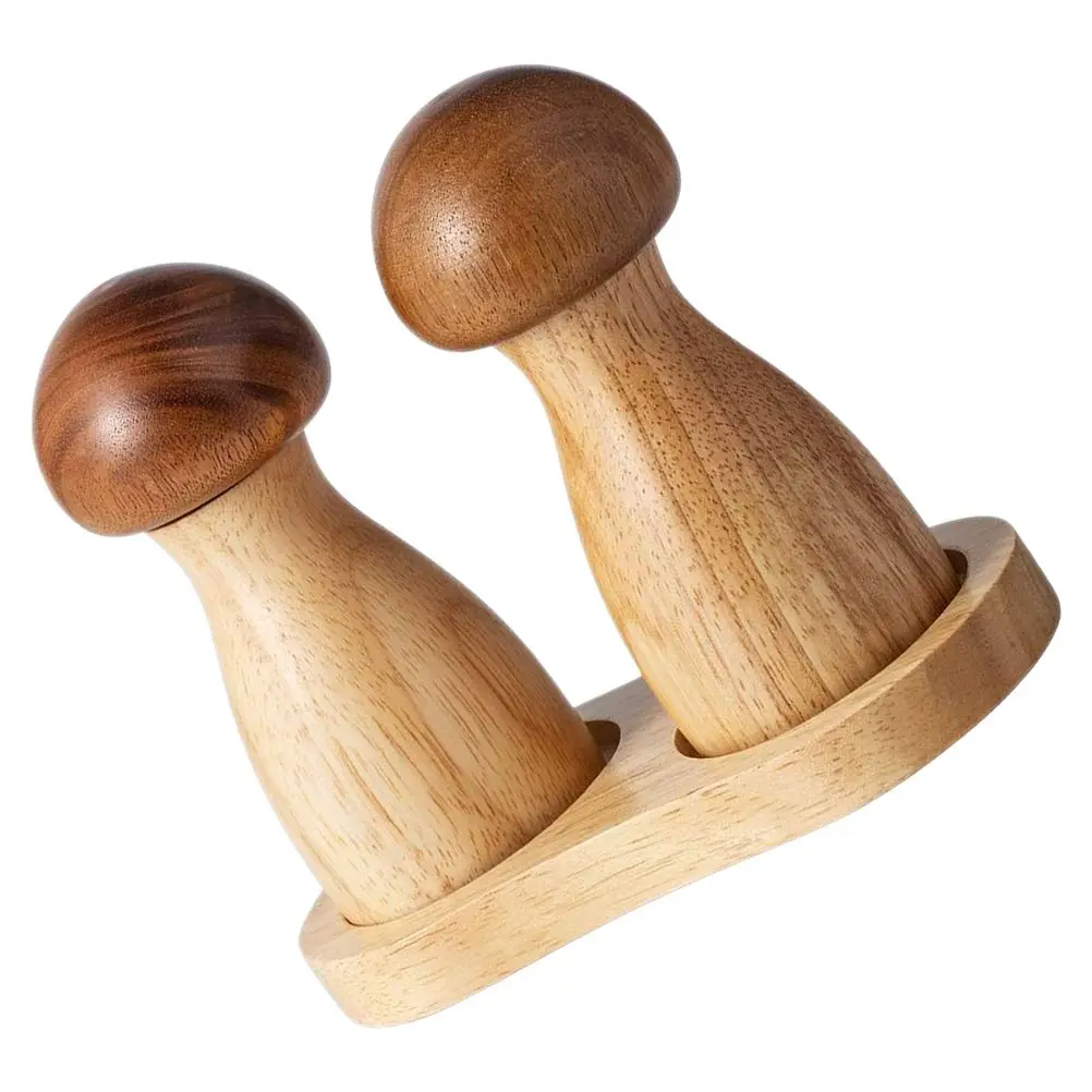 

Pepper Grinder Seasoning Shaker Bottles Salt Coffee Bean Refillable Crusher Mill Wooden Manual Grinding Tool