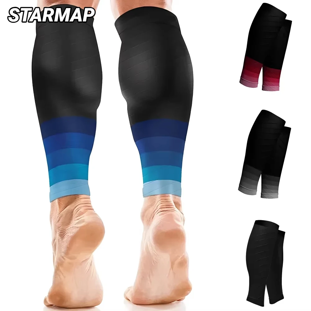 1Pair Football Calf Compression Sleeves Running Leg Sleeve Socks For Shin Splint Men Women Varicose Vein Fatigue Basketball