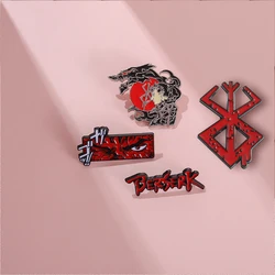 Berserk Beherit Anime Game Red Cartoon Brooch Lapel Pin Backpack Hat Clothing Accessories Badge Jewelry Gift For Friends