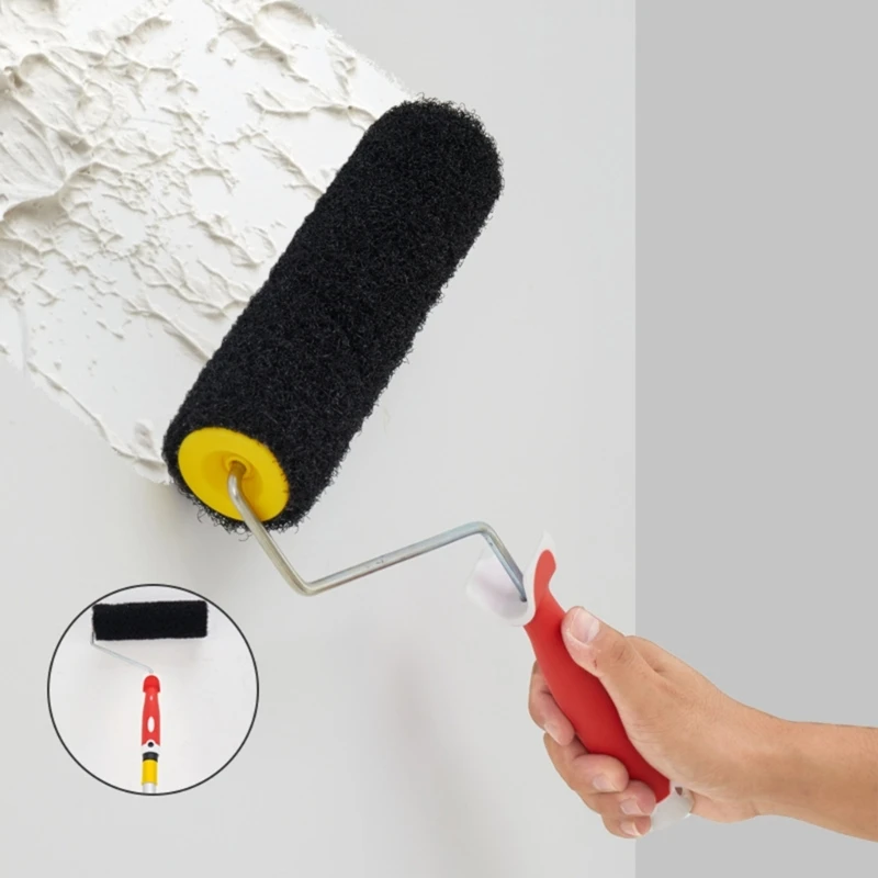 Upgraded 9 Inch Wall Brush Wall Roller Comfortable & Effective Plastering Tool