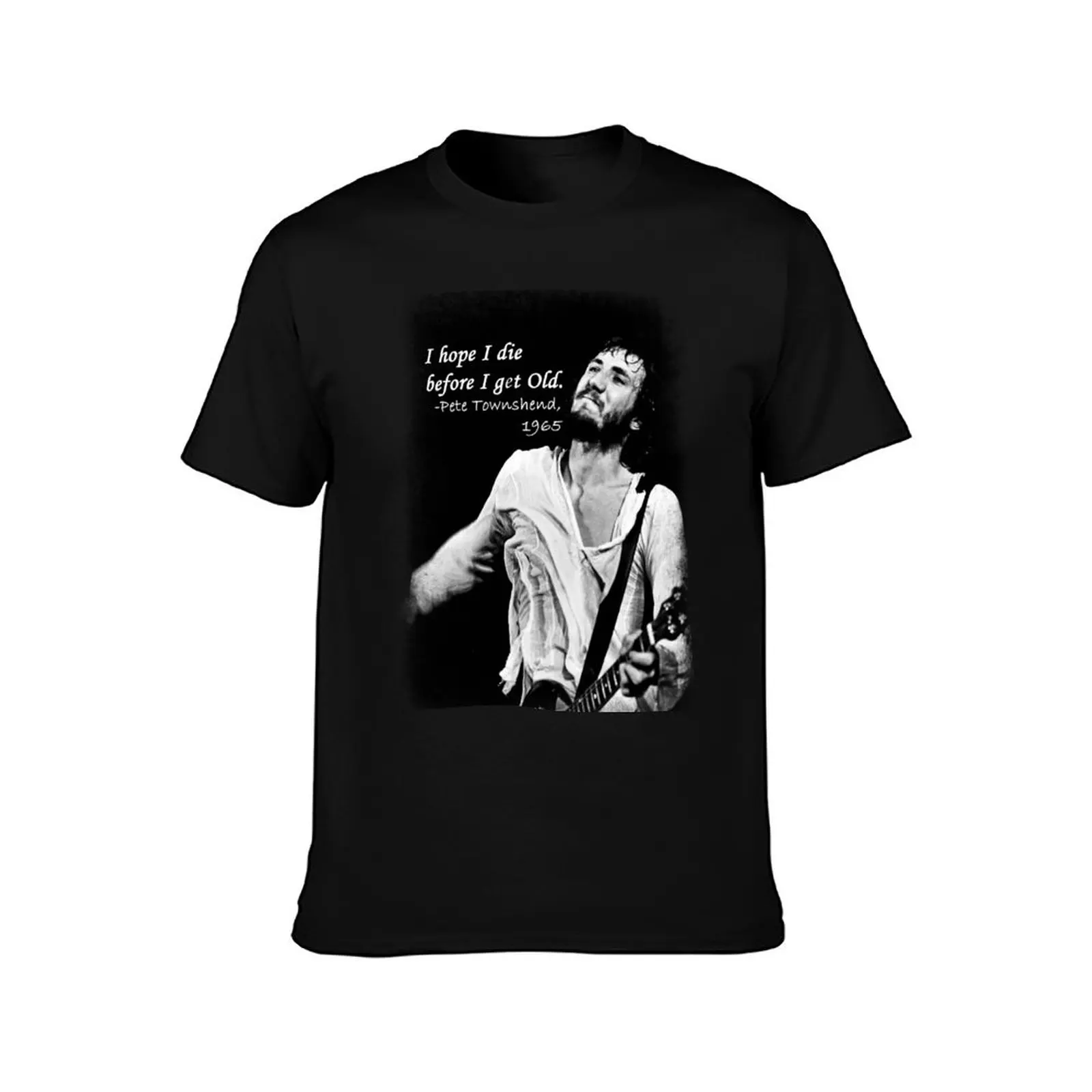 The Pete Townshend promise T-Shirt Summer Casual Cotton Tee Oversized Streetwear Tops Vintage Graphic Print Unisex Men Women