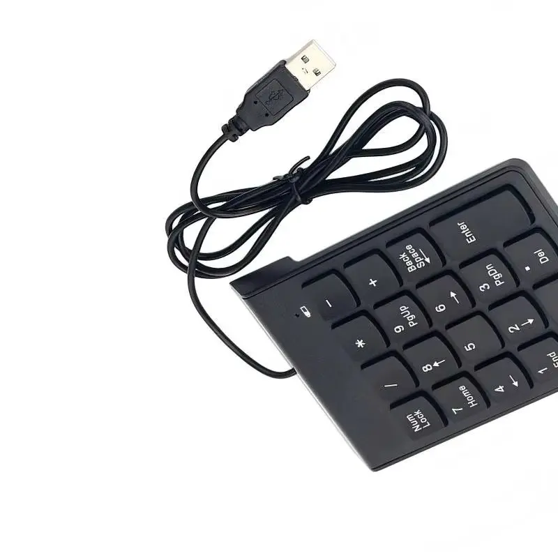 Universal USB Wired Keyboard Mini 18 Keys Digital Number Keypad for Laptop Desktop PC Computer Numpad Accountant