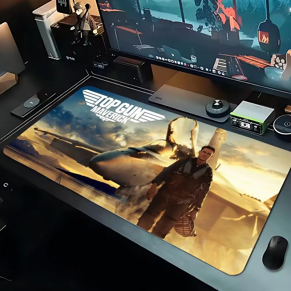 Top Gun Maverick Mouse Pad Large Playmat Gaming Customized Mat XXL Size Gamer Office Mousepad Logo Desk Mat