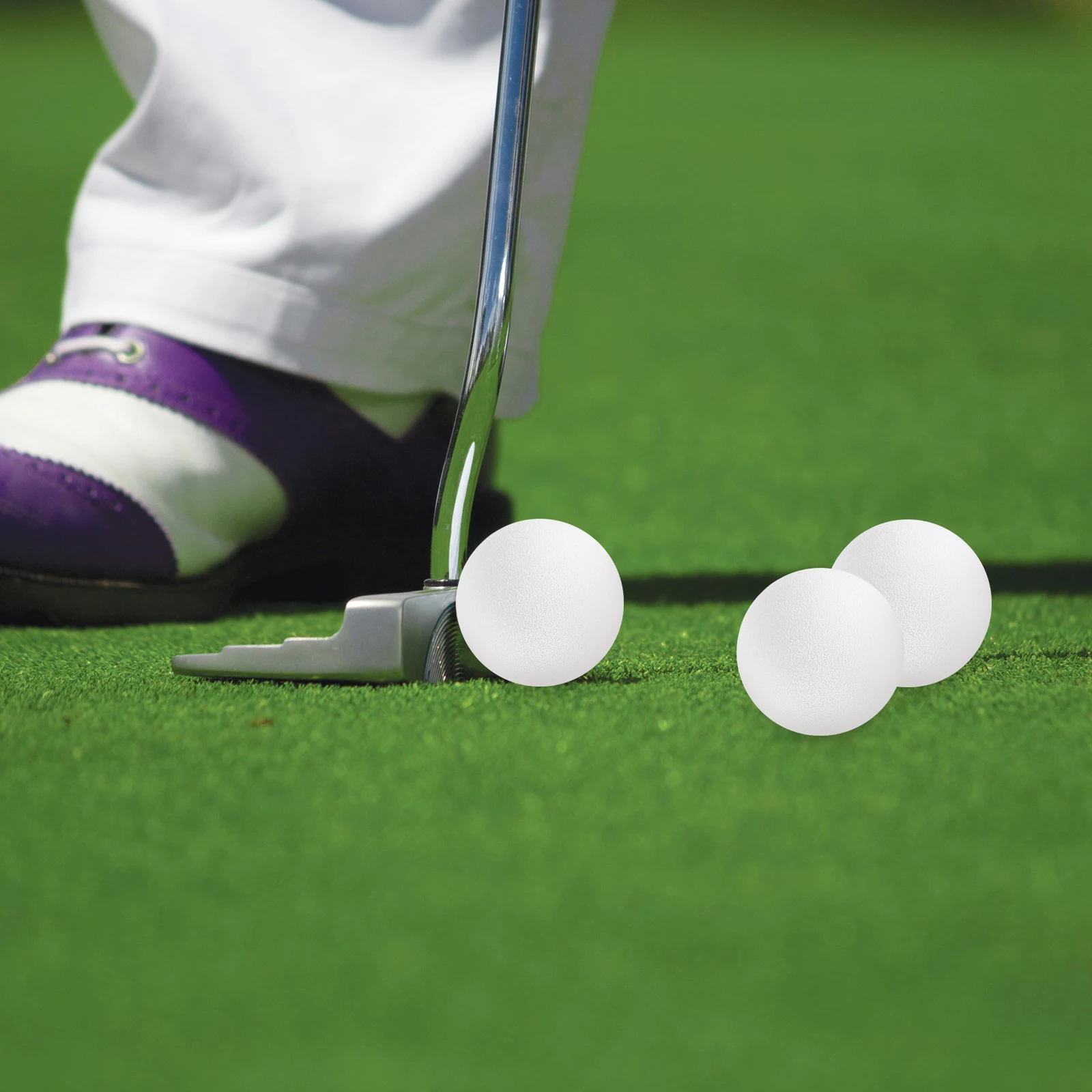 

20pcs Golf Practice Balls Indoor Quiet Design Eva Wear-Resistant Training Balls Portable Small Golfing Bulk Multi-Function