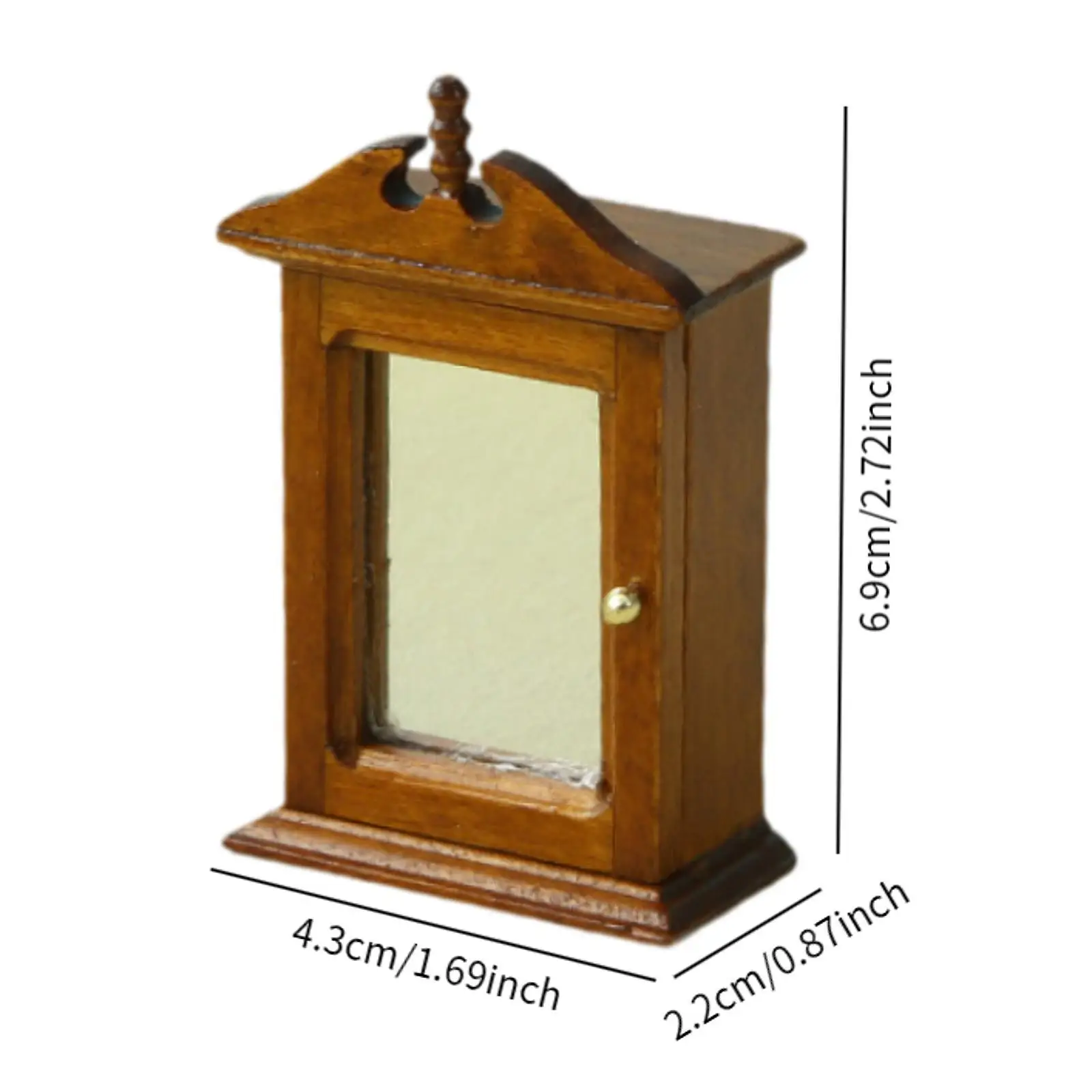 Guarda-roupa em miniatura para casa de bonecas em escala 1:12, acessórios para modelo de mini guarda-roupa, modelo de móveis