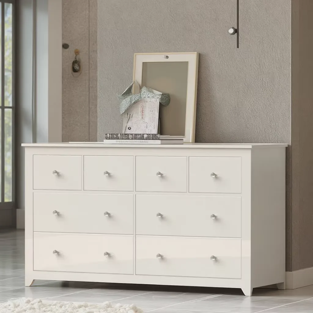 * Direct Antique White Chest of Drawers Modern Design Home Office Dining Cabinet Factory Direct Sale