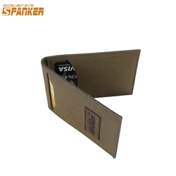 EXCELLENTE ELITE SPANKER Porta carte di credito antifurto Custodia protettiva tattica Custodia tascabile pieghevole Porta carte di credito da uomo