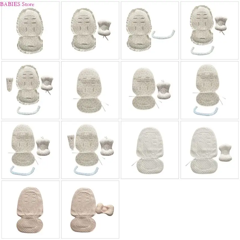 

C9GB Comfortable Travel Baby Strollers Cushion Summer Ice Silk Cooling Pad