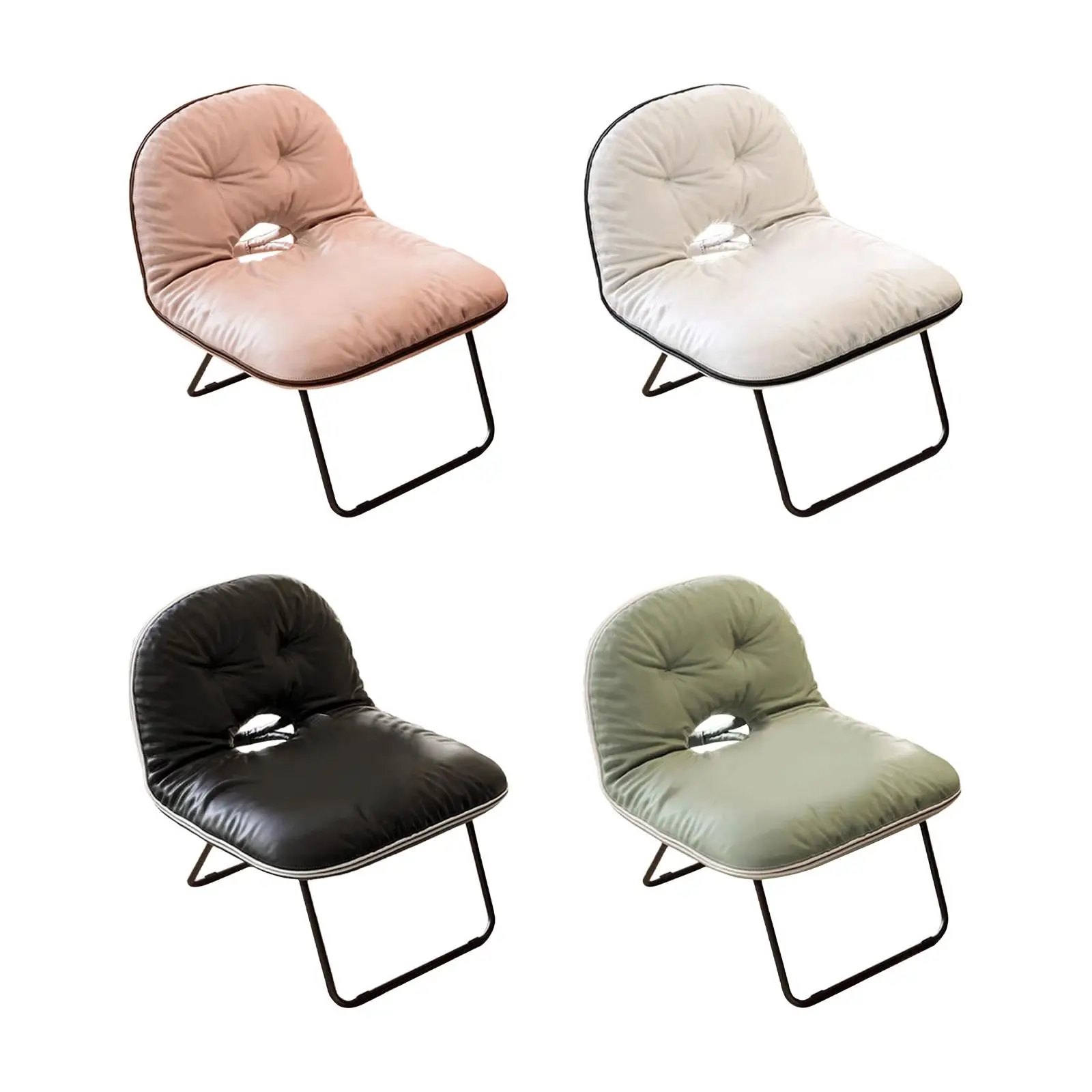 

Стул складной с двумя режимами высоты, стул складной для стула, портативное обеденное кресло для игр, письма, учебы, фильмов в спальне