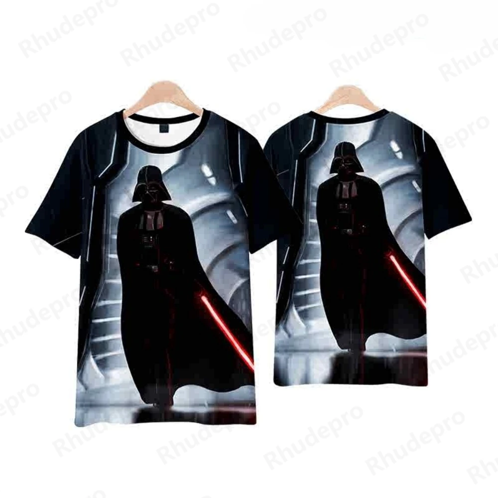 

Disney Summer Men Women Original Force Galactic Empire T-shirt Cartoon Tops Tees Fashion Short Sleeve Colorful Casual Streetwear