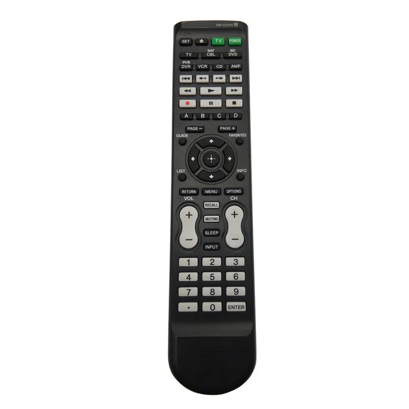 Replacement Universal Remote Control RM-VZ320 For Sony A/V System Control TV DVD Blu-ray VCR Cable Box AV Receiver Amplifier