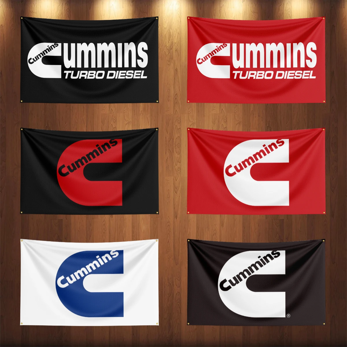 3x5Ft Cunmminss Auto Parts Flag Car Truck Engine Parts Accessories Banner Garage Outdoor Decoration Tapestry Poster  Racing