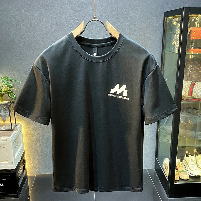 

Summer Short sleeved T-shirt for Men 2025 New Style Loose and Versatile Casual Street Fashion Rascal Handsome Clothes