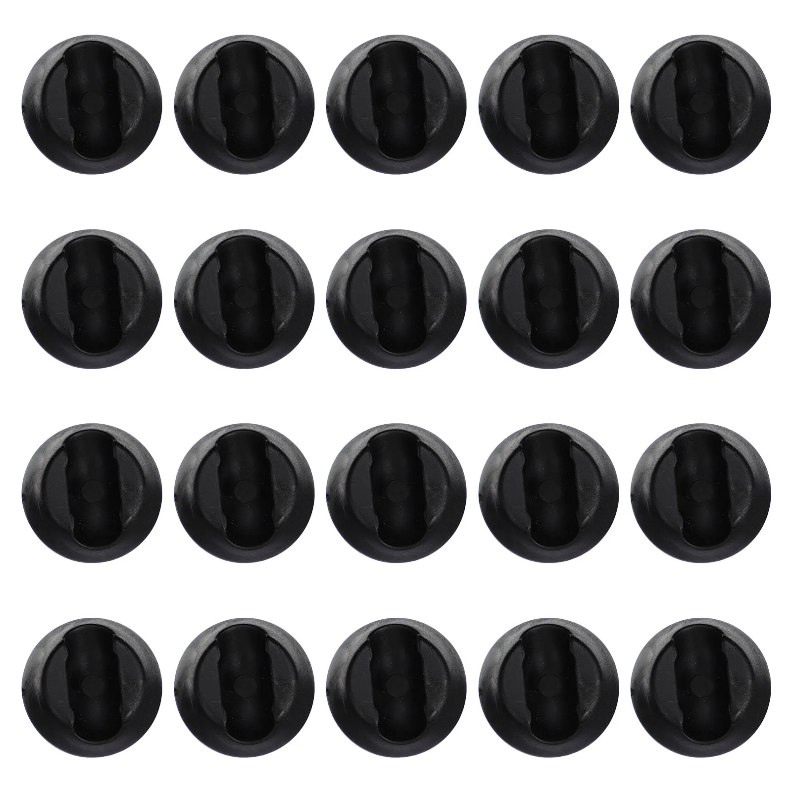 

20 Pcs Plastic Table Feet Covers Furniture Leg Protectors Durable Desk Chair Mats Non Sticky Anti Scratch Pads