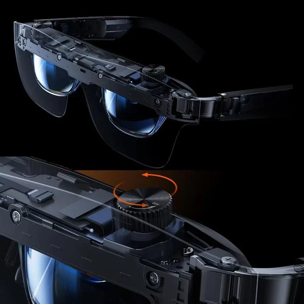 نظارات Meizu MYVU StarV View AR 0 ° ~600 °   نظارات قصر النظر عالية الدقة للعرض بشاشة محمولة AI 3D Max للسينما الخاصة 【الإصدار الخارجي】