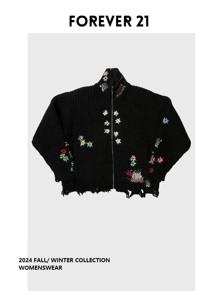 

Женский вязаный свитер Forever 2: новый осенне-зимний свободный крой, повседневный стиль, для работы и прогулок, длинный рукав...