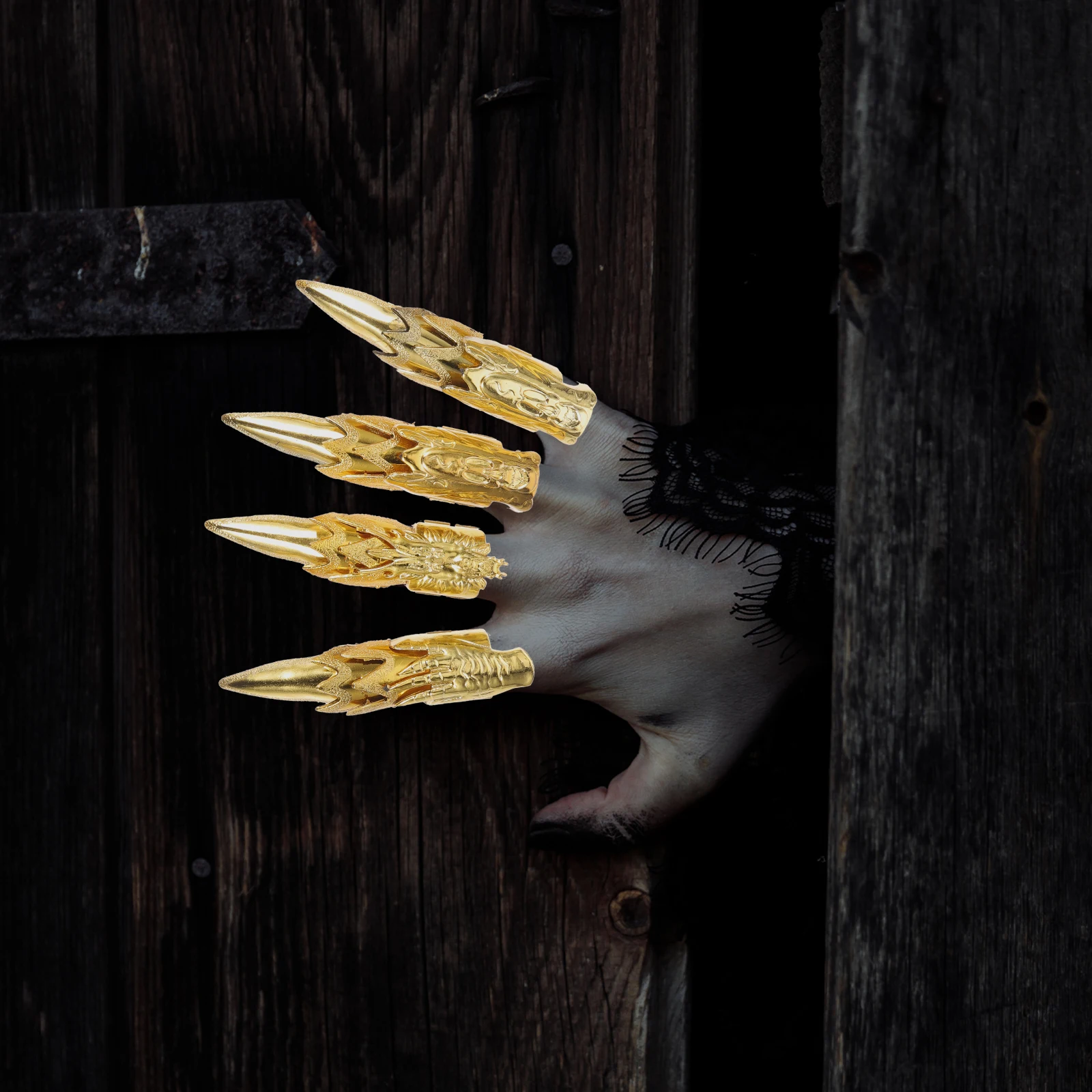 Fingertip Claw for Festival Cot Toys Halloween Costumes Rings Delicate Nail Gothic