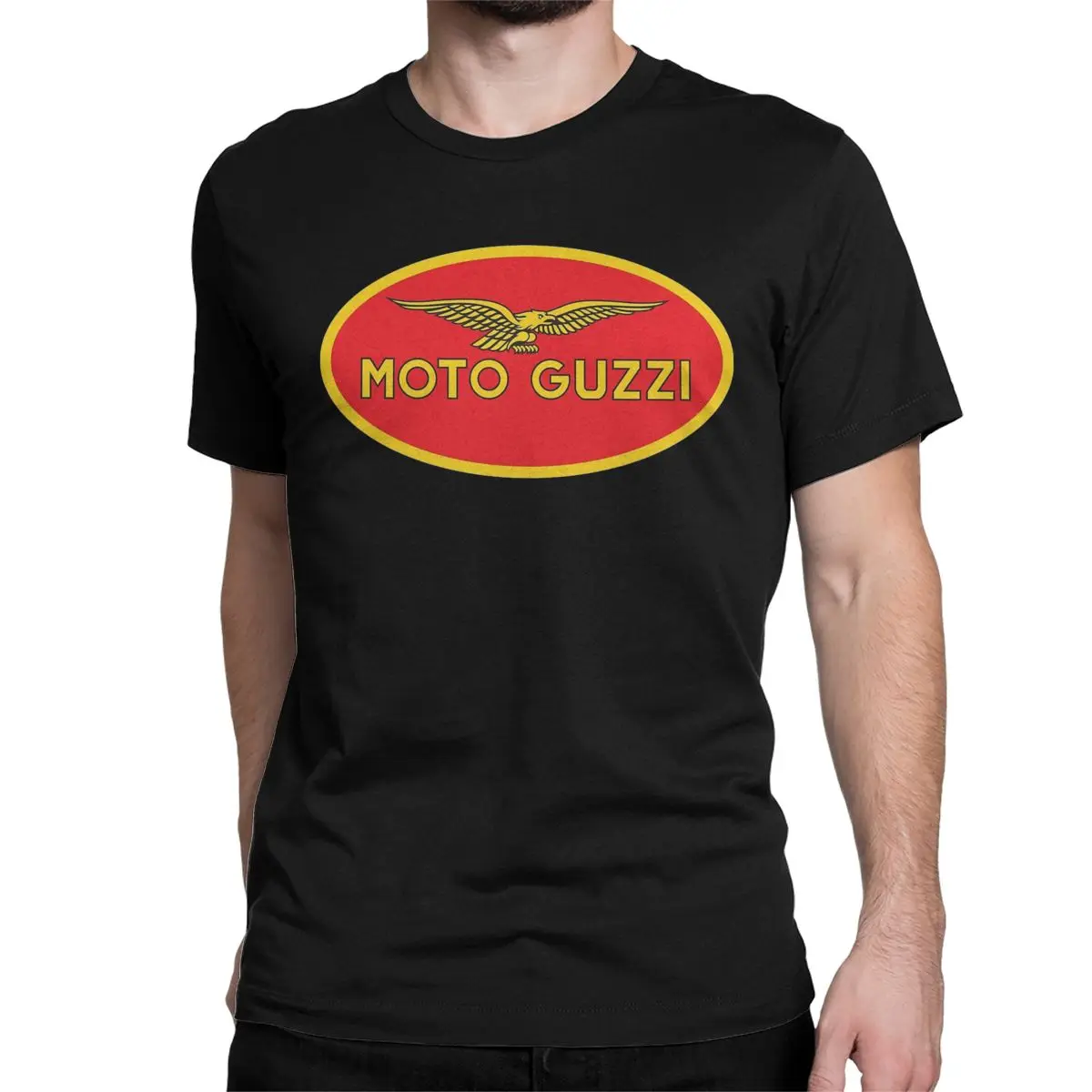 MOTO GUZZI MOTORCYCLE for Men Women T Shirt Funny Tees Short Sleeve O Neck T-Shirts Pure Cotton Gift Idea Clothes