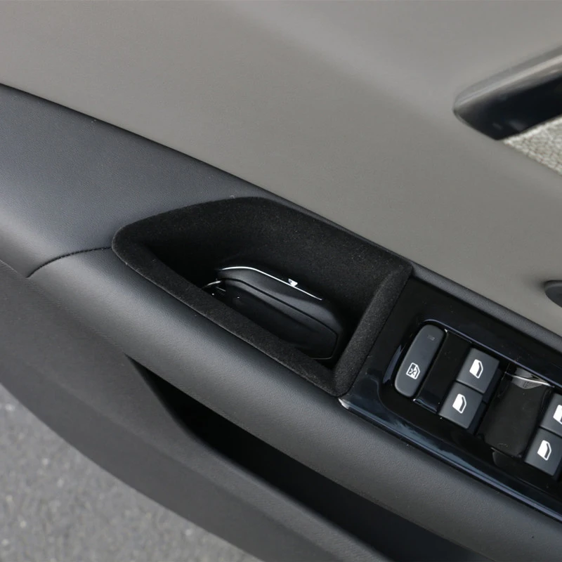 For Citroen C5 X C5X 2021 2022 2023 2024 2025 Door handle storage box, plush style interior storage component