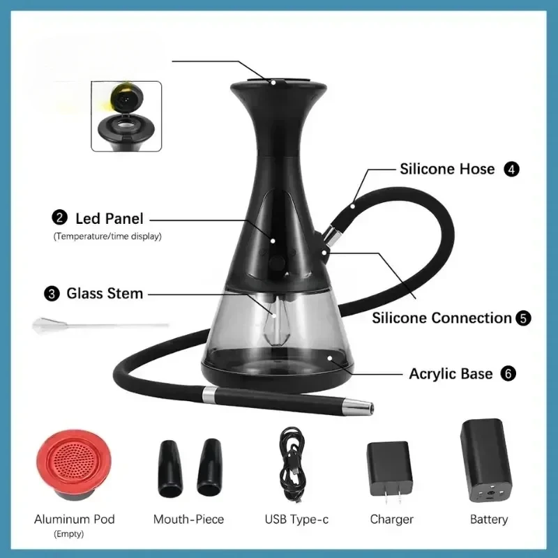 Factory Custom Gravity-Shisha Perfected Shisha Komplettset Shisha Parts Gravity Rotating Shisha