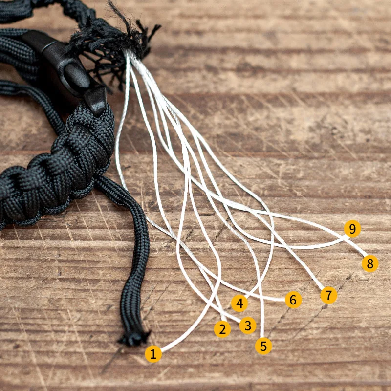  سوار باراكورد للطوارئ من SECTOR Seven - سوار معصم متعدد الوظائف للتجليد/الإنقاذ في الهواء الطلق #4