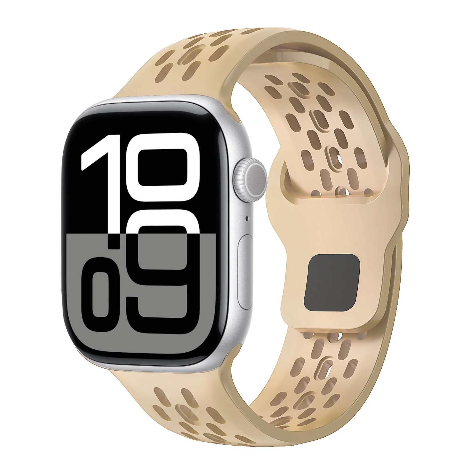 Silikonarmband für Apple Watch-Armbänder 46 mm 45 mm 44 mm 42 mm 41 mm 40 mm 38 mm Sport-Correa-Armband iWatch-Serie 11 10 9 8 7 6 SE 5 4