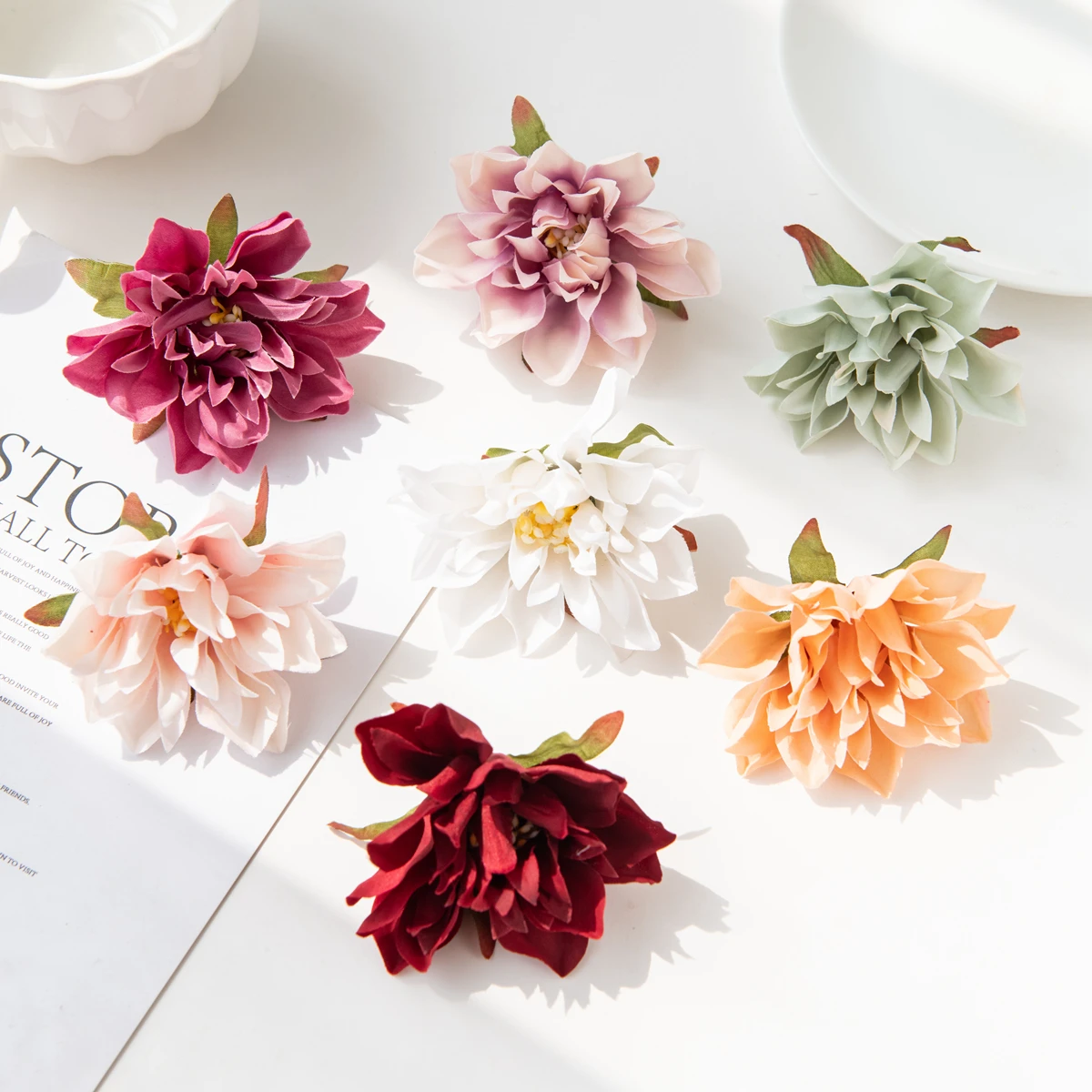 10/30 stücke Künstliche Blume Seide Chrysantheme Hause Zimmer Vase Tisch Diy Dekoration Hochzeit Handgelenk Outdoor Garten Bogen Party Girlande