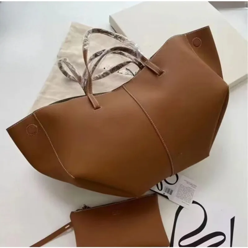 حقيبة يد جلدية أنيقة على الطراز الفرنسي على شكل جناح، حقيبة يد ذات سعة كبيرة/حقيبة يد ماركة متخصصة، هدية مثالية