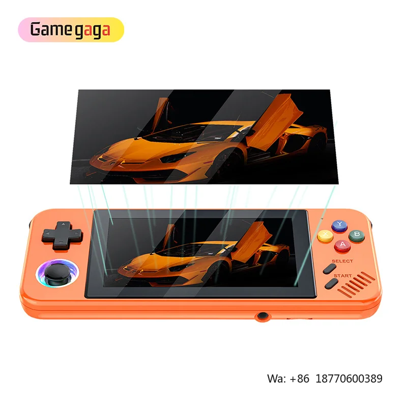 Gamegaga Hot M41P Handheld Game Console 2.4g Wireless Gameppad 64G 20000 Games M41 Handheld Game Player TV Output MP3 Video view 3
