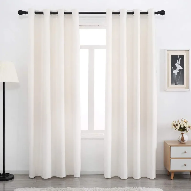 

Velvet Curtains Long Soft Velvet Curtains Grommet Velvet Thermal Insulated Curtains Window Treatmen