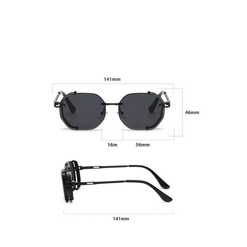 2024 Outdoor Sunglasses Steampunk Vintage Glasses Vacation Sunglasses Punk Lentes Oculos Trendy Gafas De Sol Hombre Dropshipping