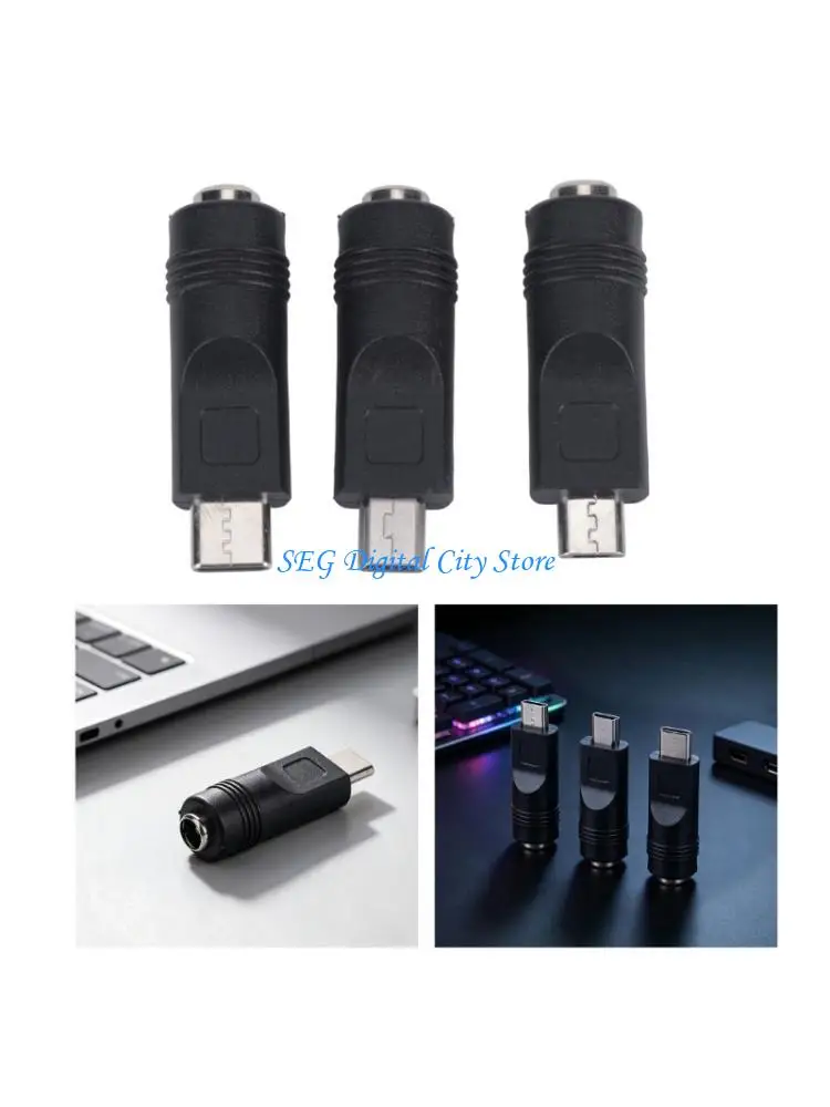 U75B Mini USB and Type C Male End Set for 5V Small-Device Charging