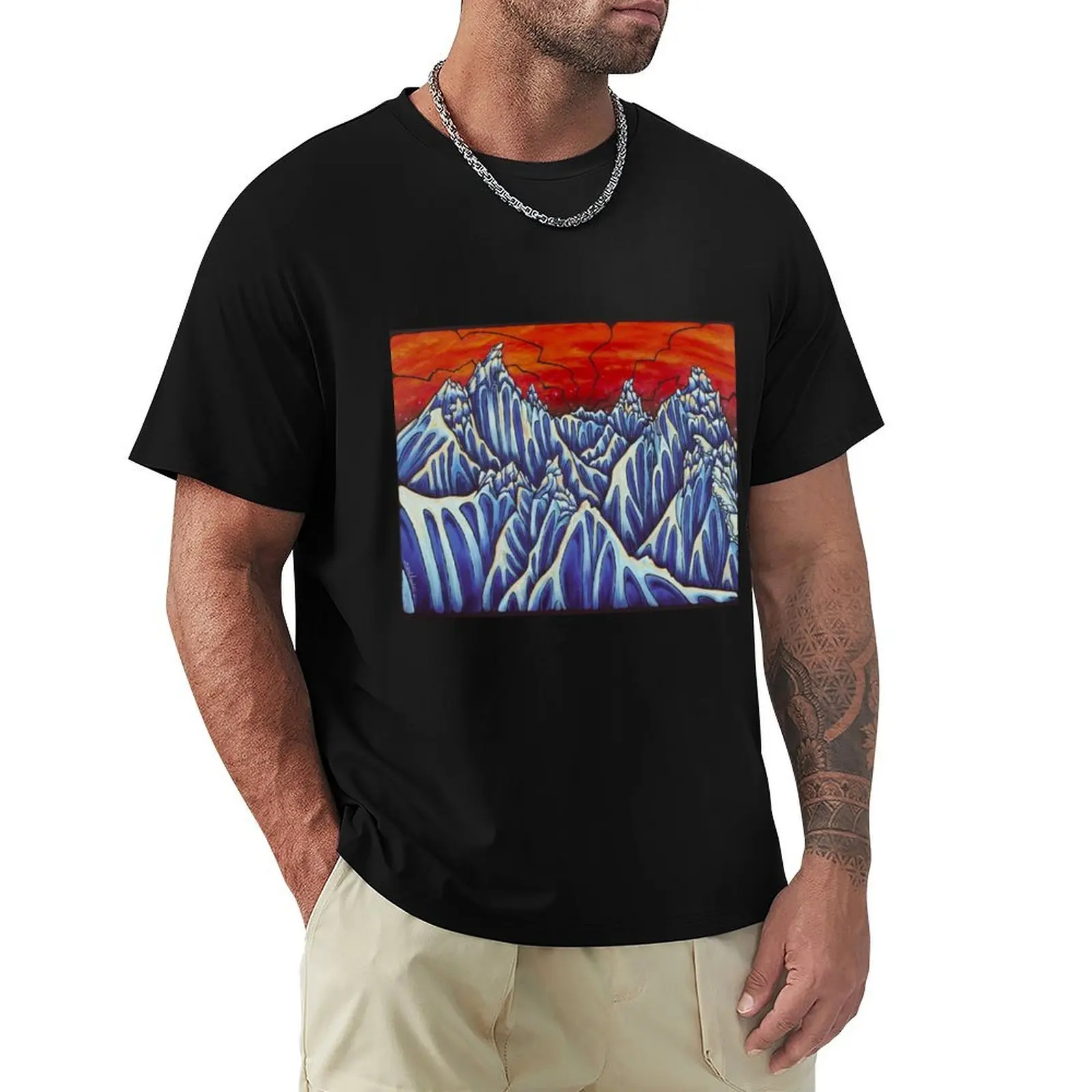Endless Spines T-Shirt Street Style Casual Tee Shirt