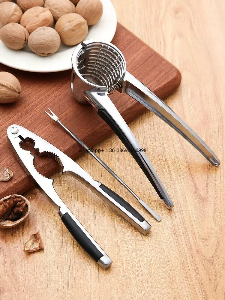 New Walnut Clip Artifact Household Labor-saving Stainless Steel Advanced Multi-functional Thickened Hazelnut Peeling Pliers
